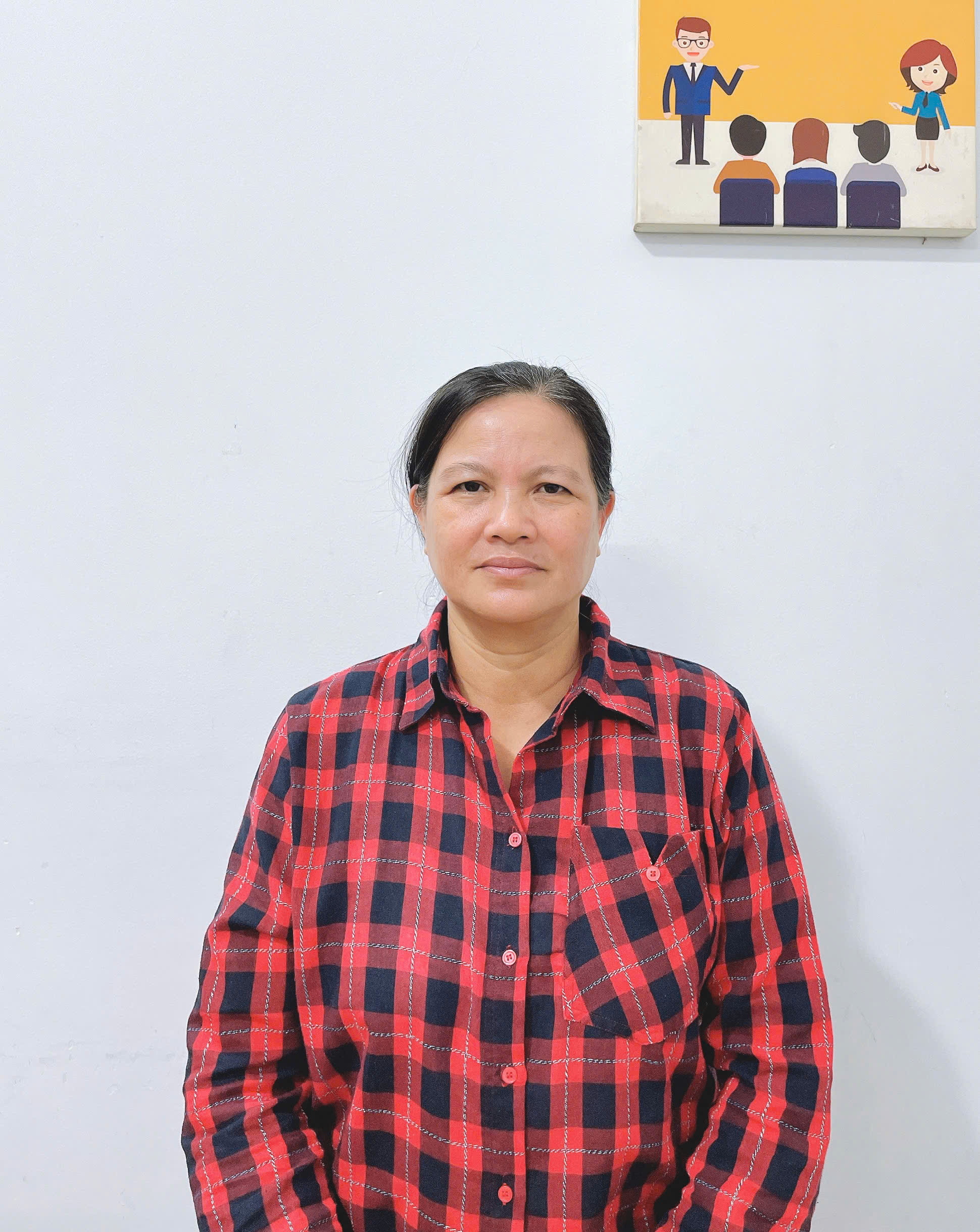 Cô Minh giỏi việc nhà