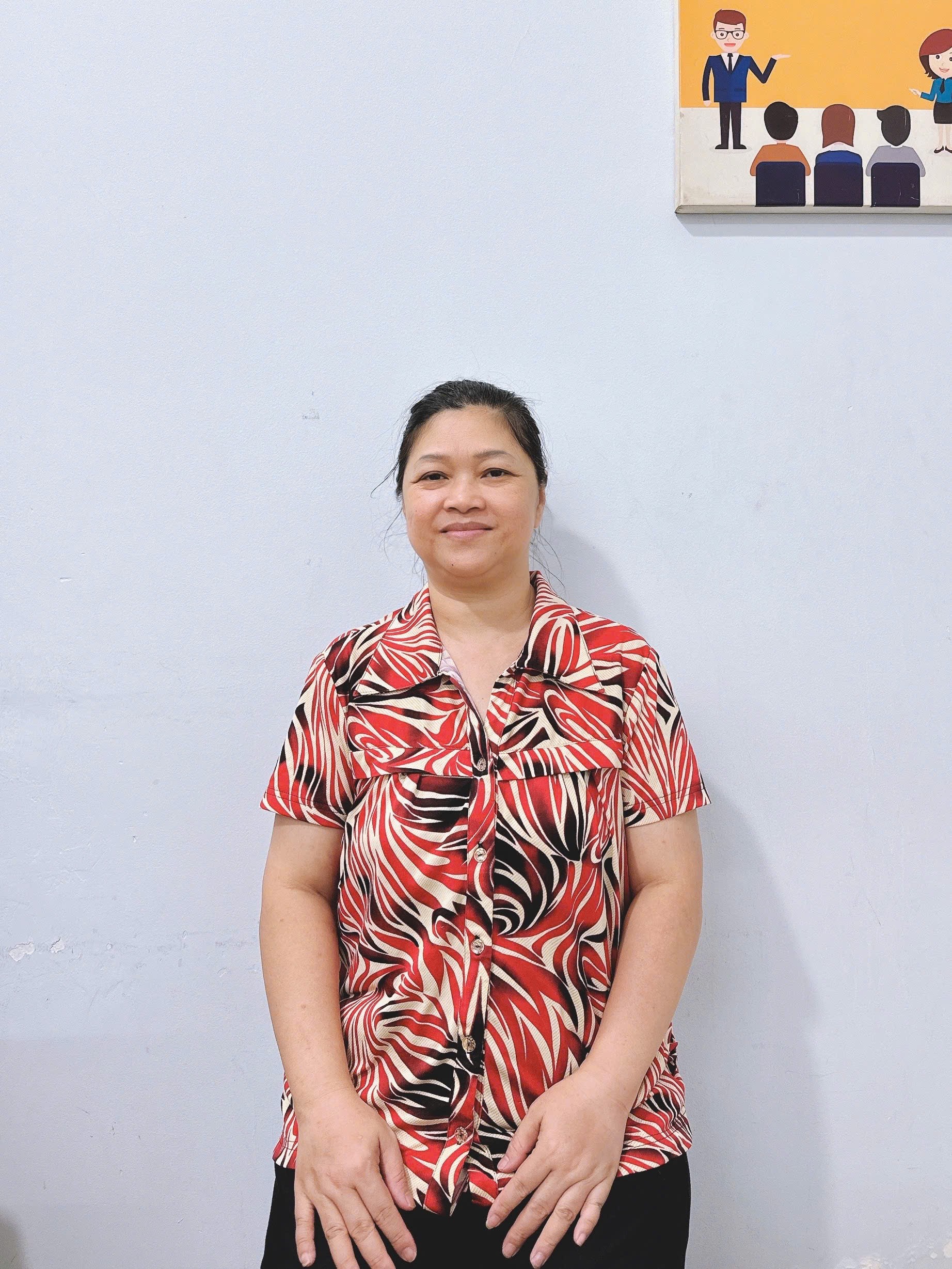 Chị Oanh giỏi việc nhà