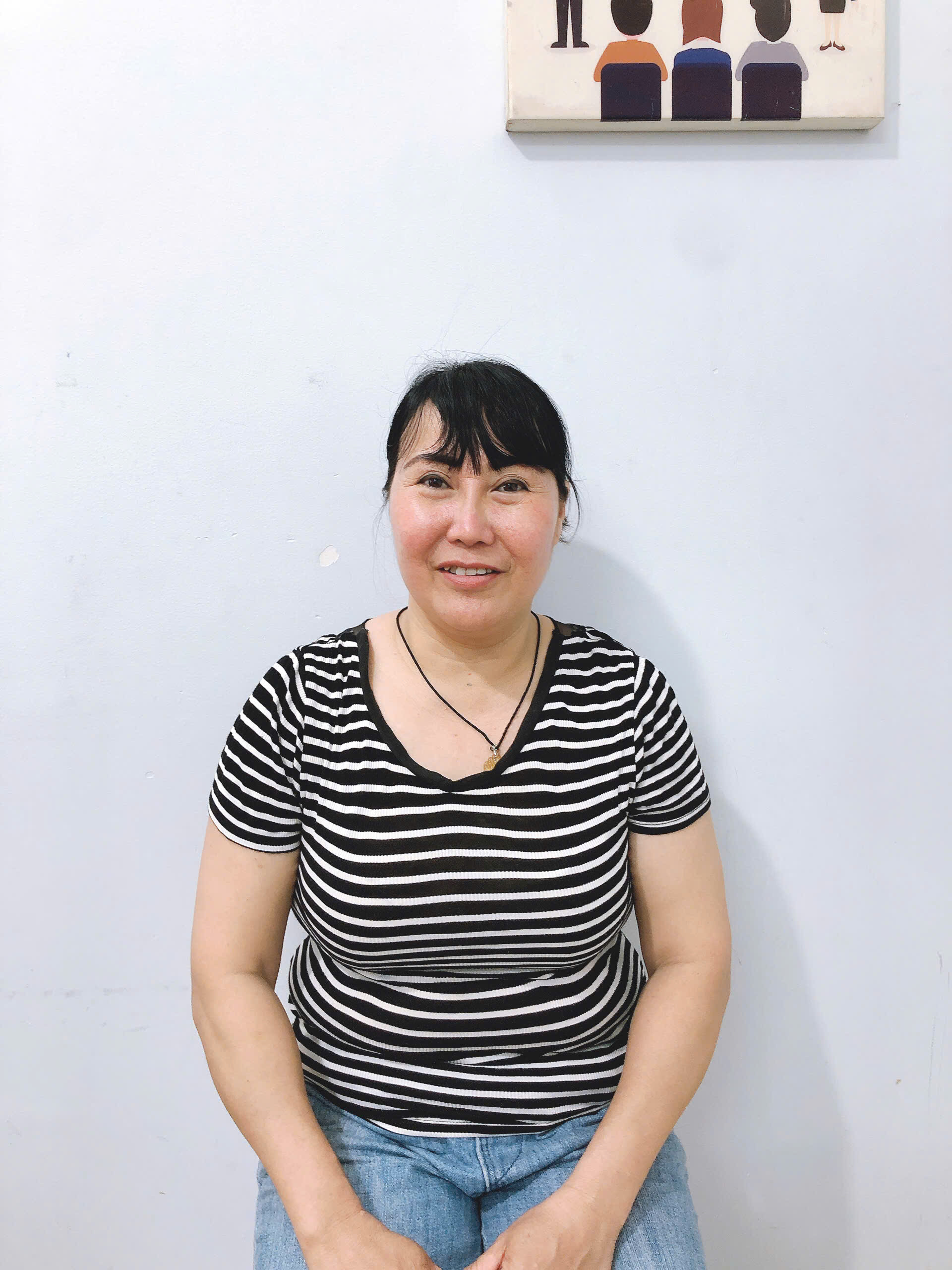 Chị Loan 49 tuổi nhận chăm em bé, phụ việc nhà, không say xe, biết chạy xe máy