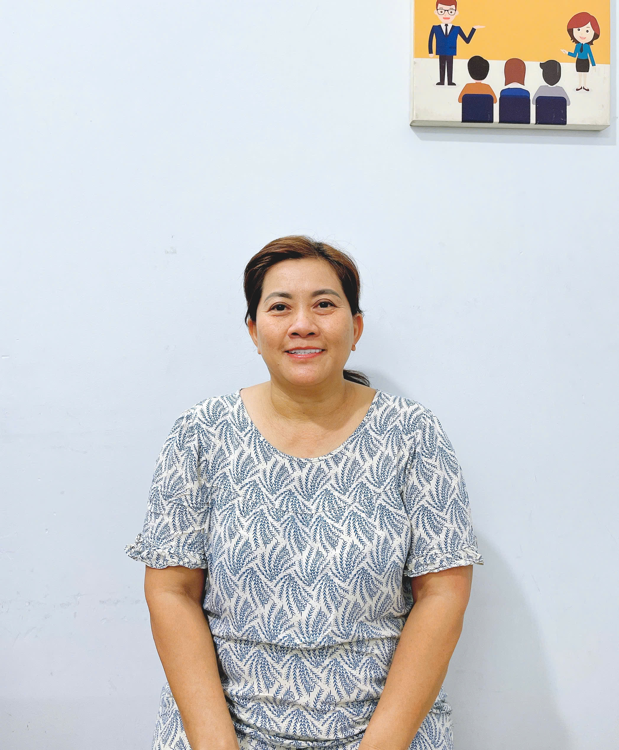 Cô Bạch Huệ - chuyên chăm sơ sinh