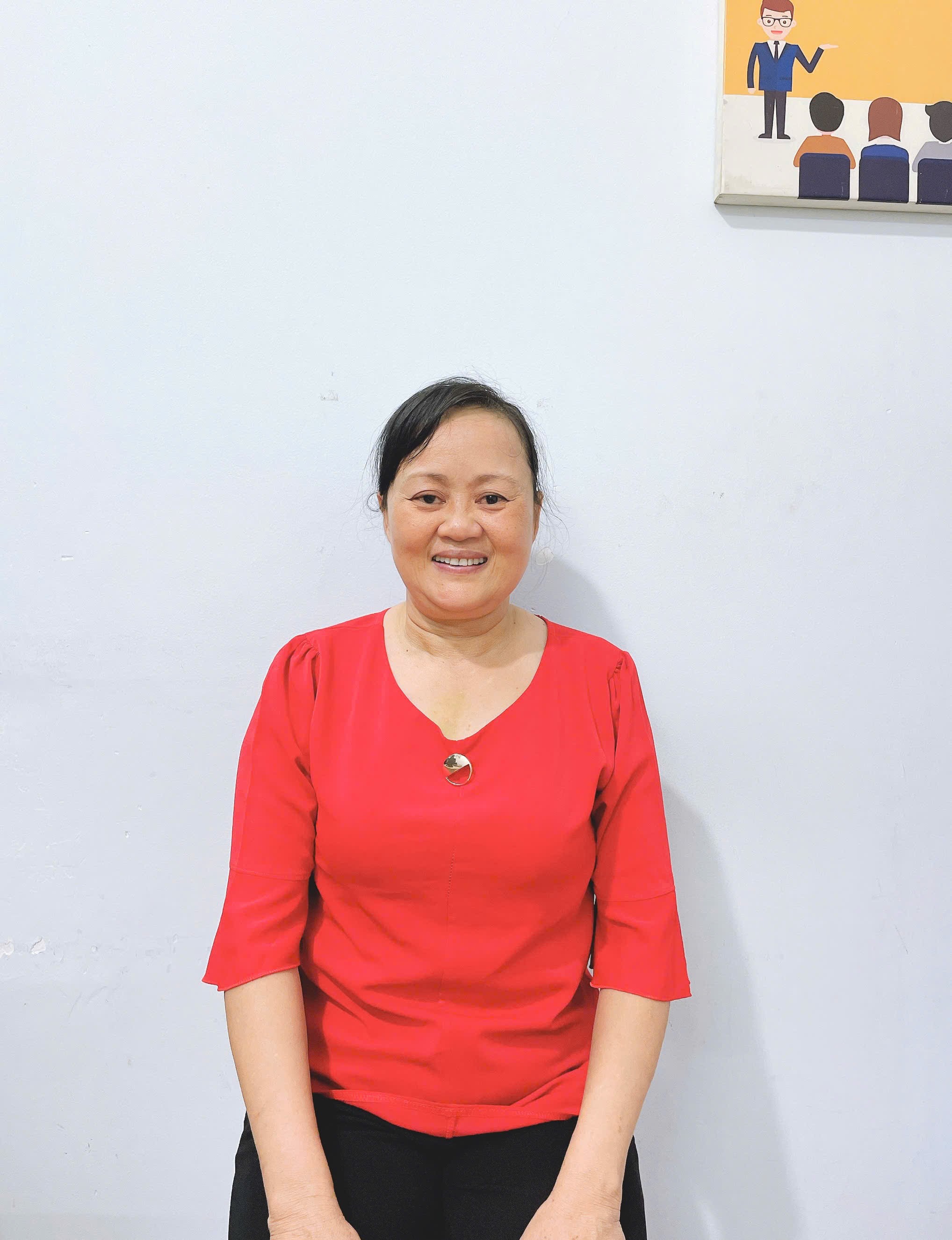 Chị Thanh quê Bến Tre hiền lành chất phác, siêng năng chịu khó