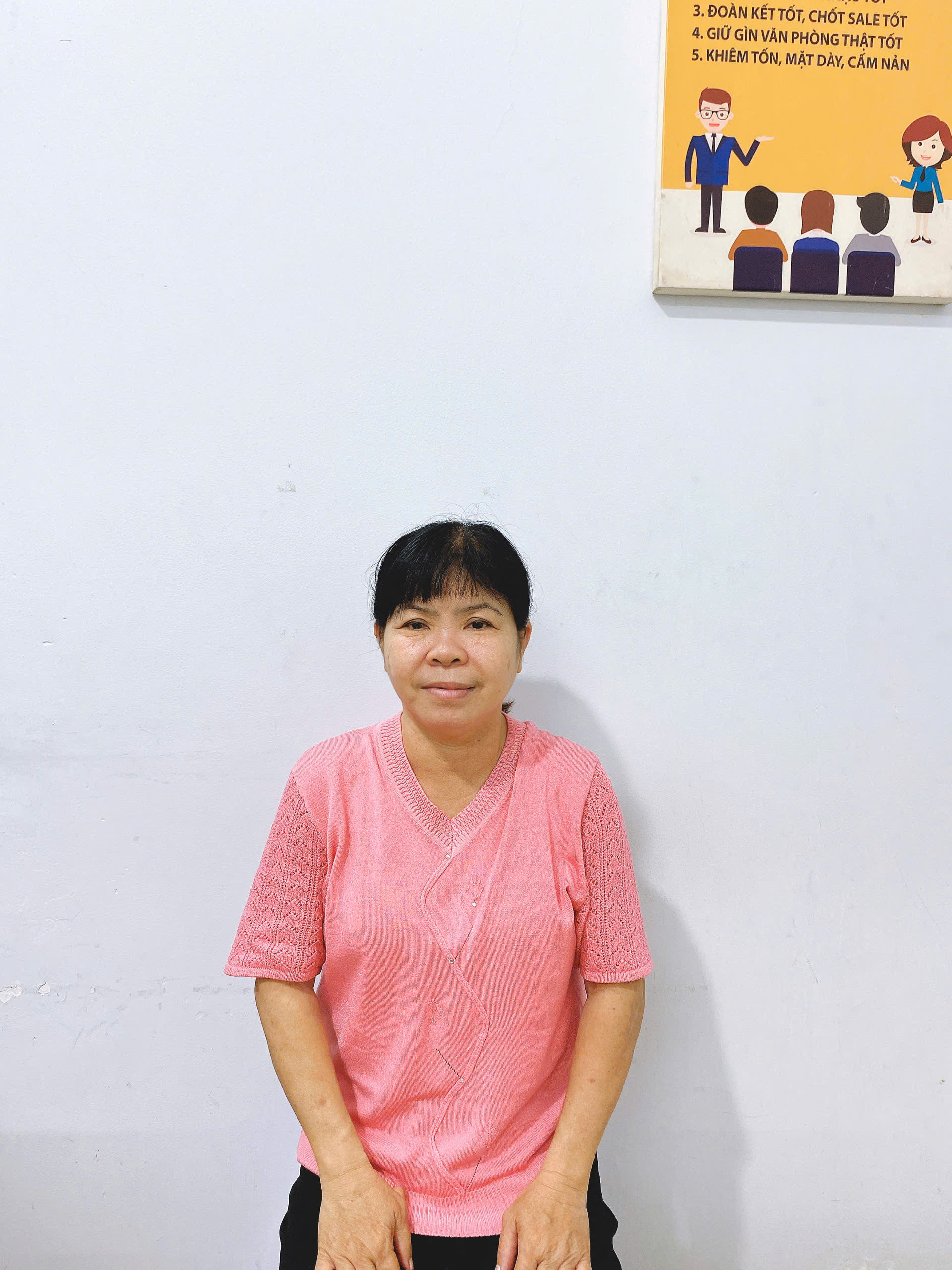 Cô Thu Phượng chịu khó, chuyên chăm ông bà, chăm bệnh ở nhà hoặc bệnh viện