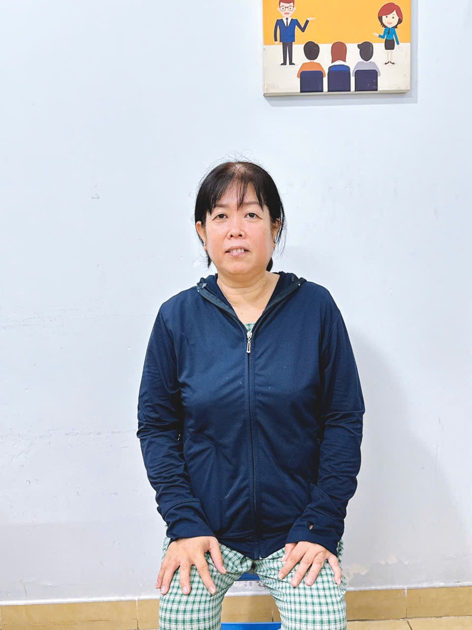 Chị hà chuyên chăm sóc người bệnh