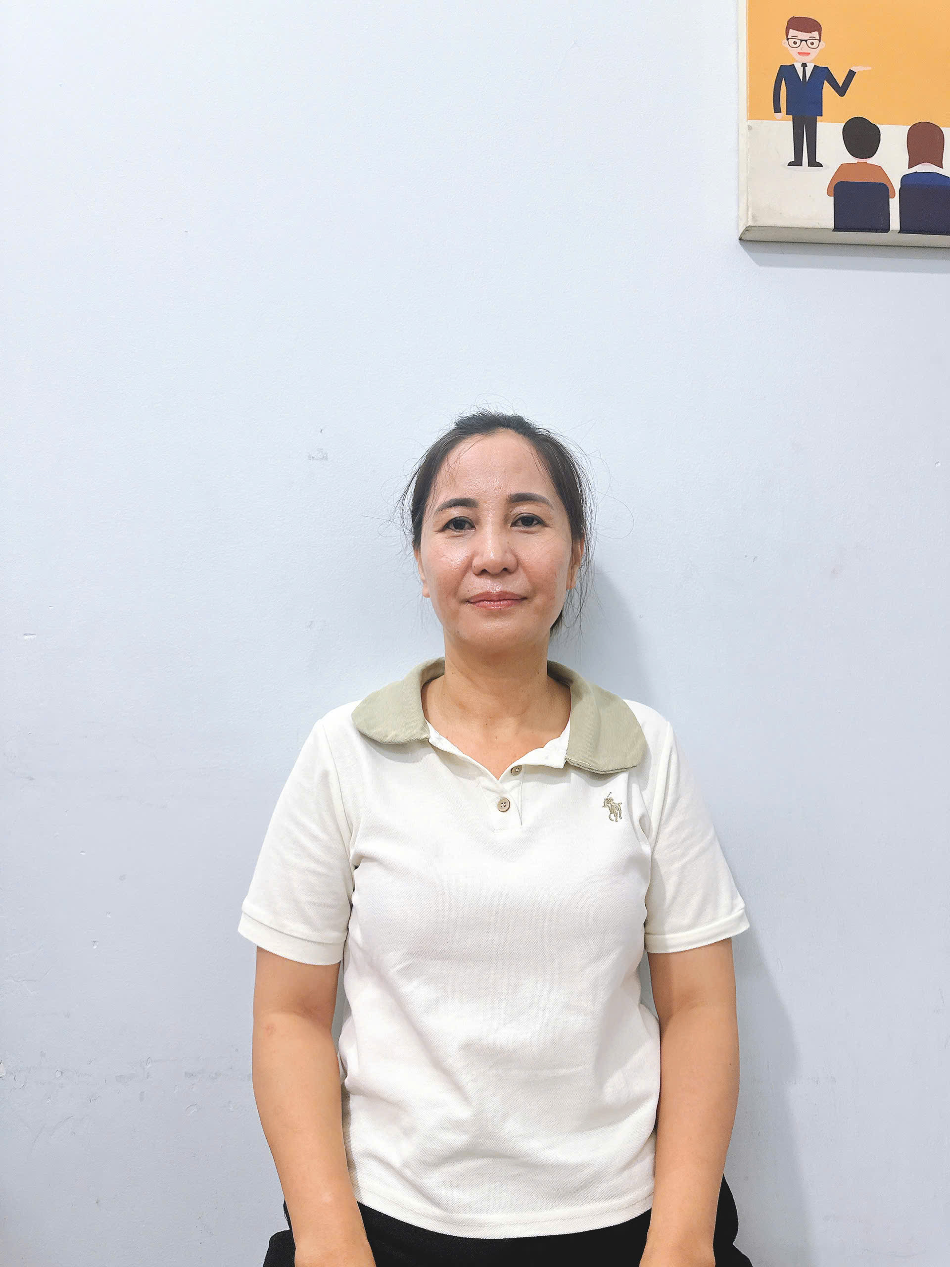 Chị Tâm quê Đồng Nai nhận chăm em bé, chăm ông bà