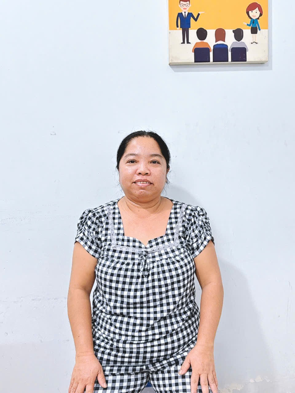 Chị Huyền giỏi việc nhà
