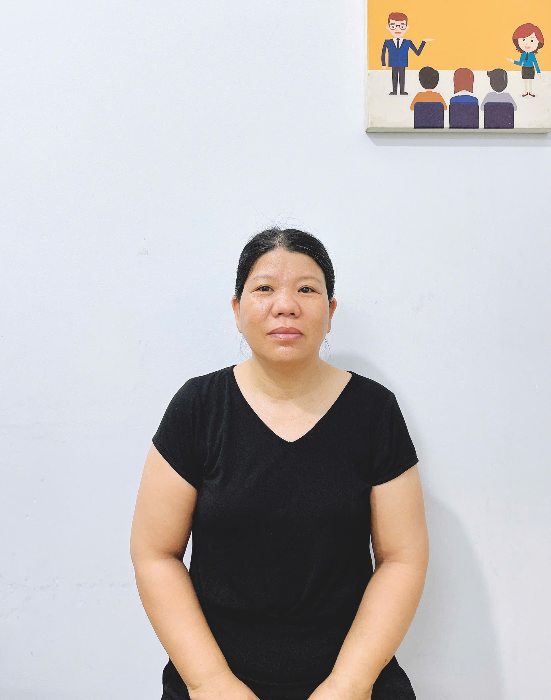 Chị Tâm hiền lành, khỏe mạnh