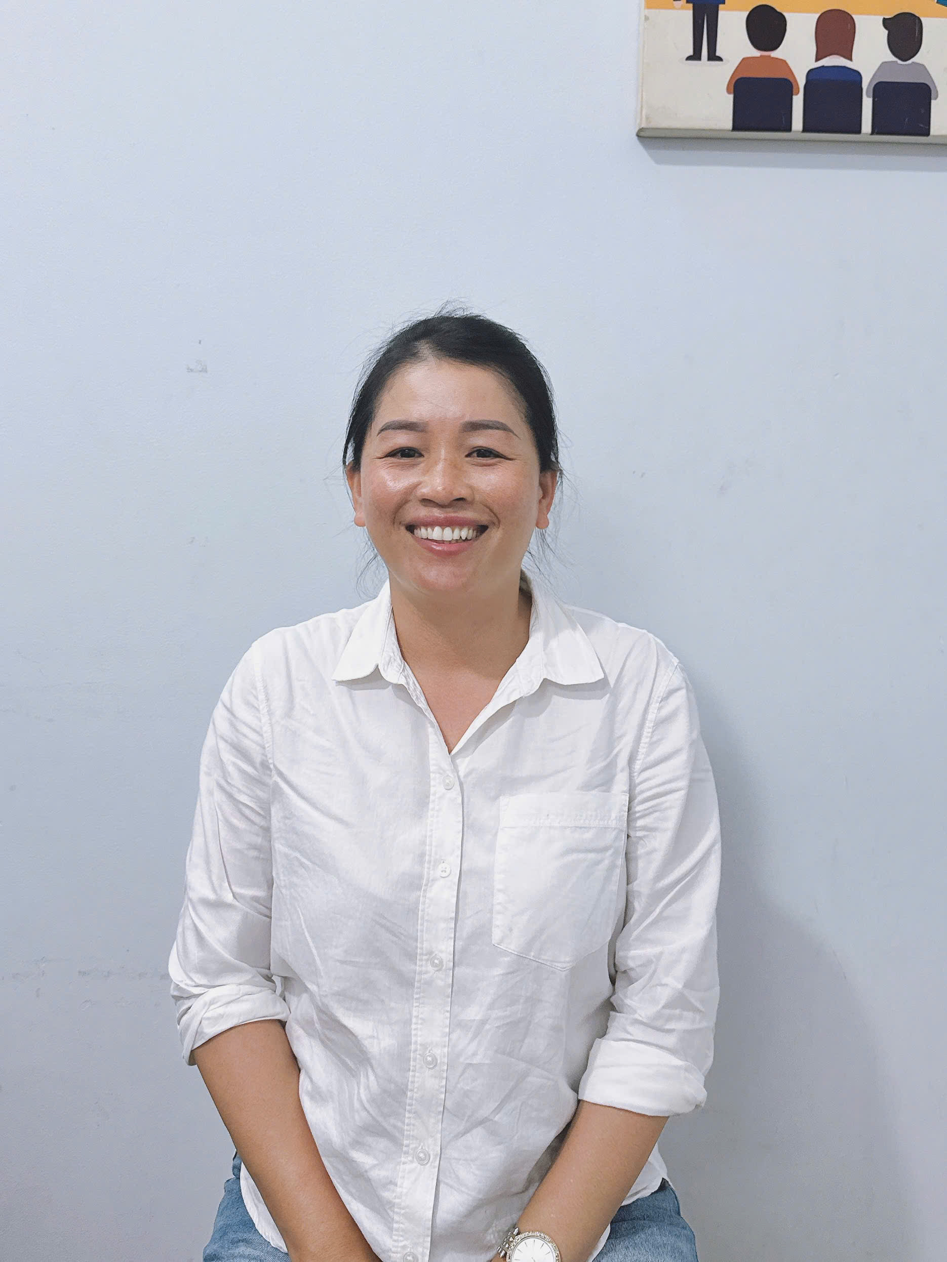 Chị Hồng 39 tuổi quê Bến Tre hiền lành nhỏ nhẹ, yêu thương em bé