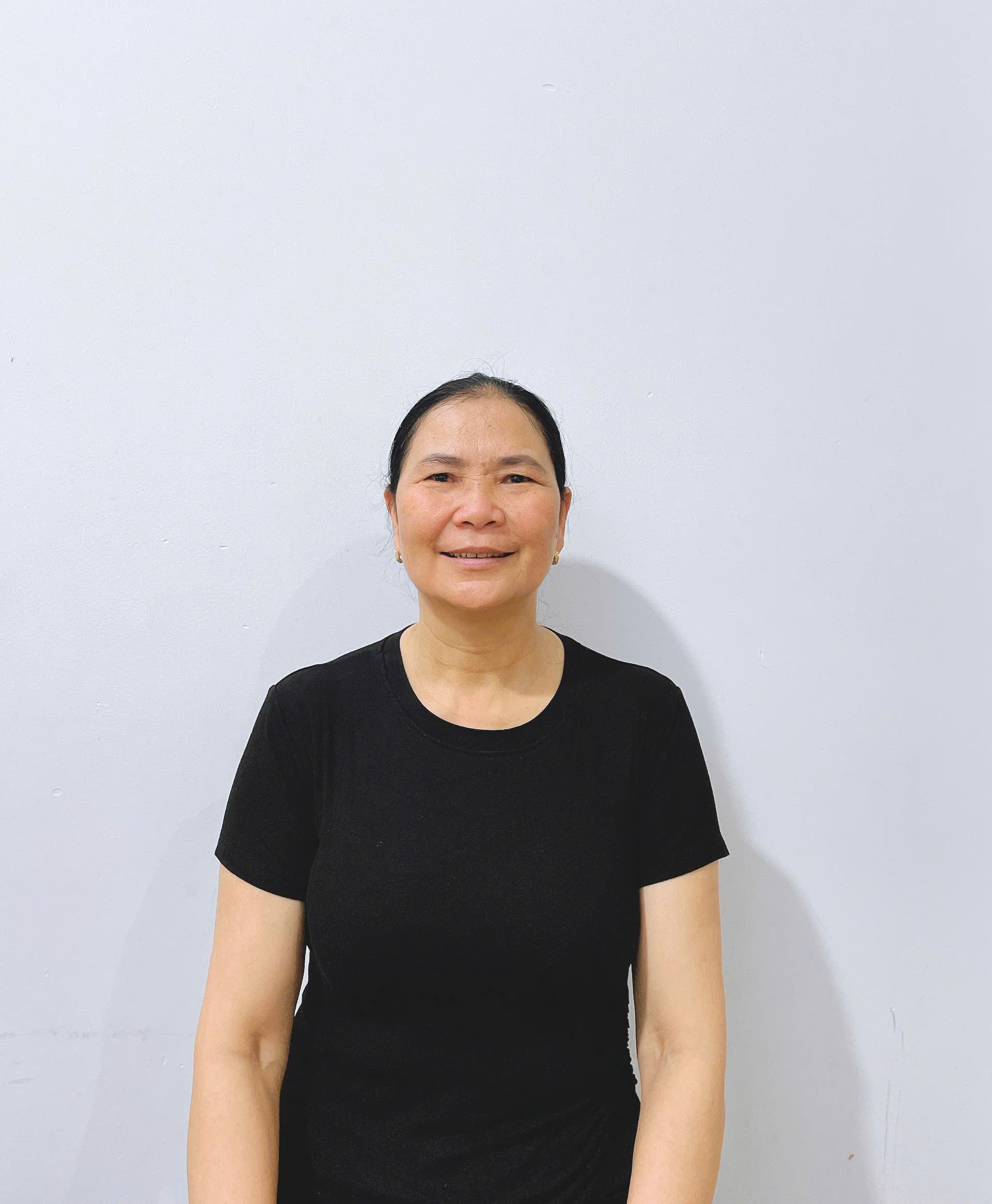 Chị Thủy chuyên chăm bé có nhiều năm kinh nghiệm