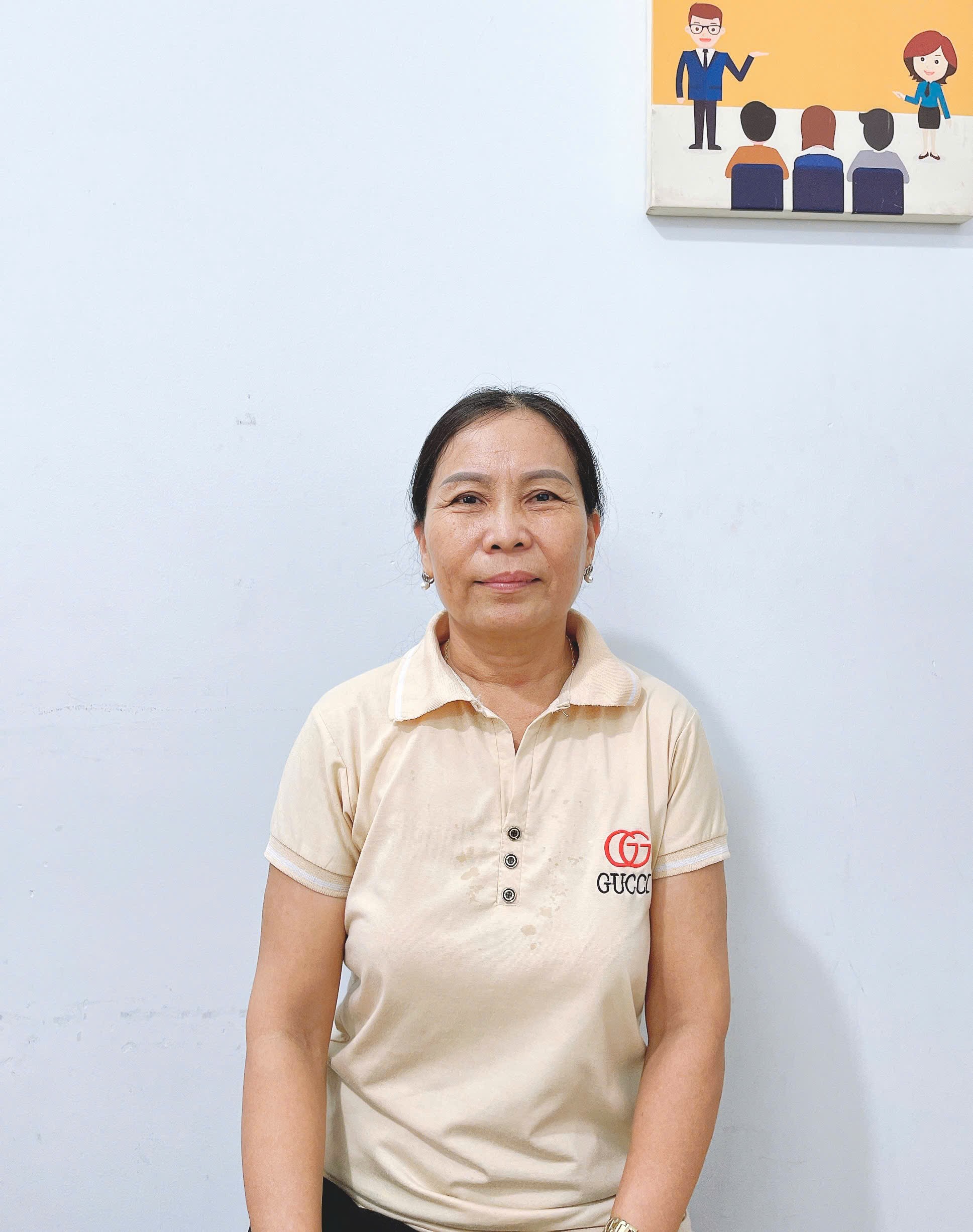 Cô Trinh siêng năng chịu khó, nhiều năm chăm sinh, chăm bé