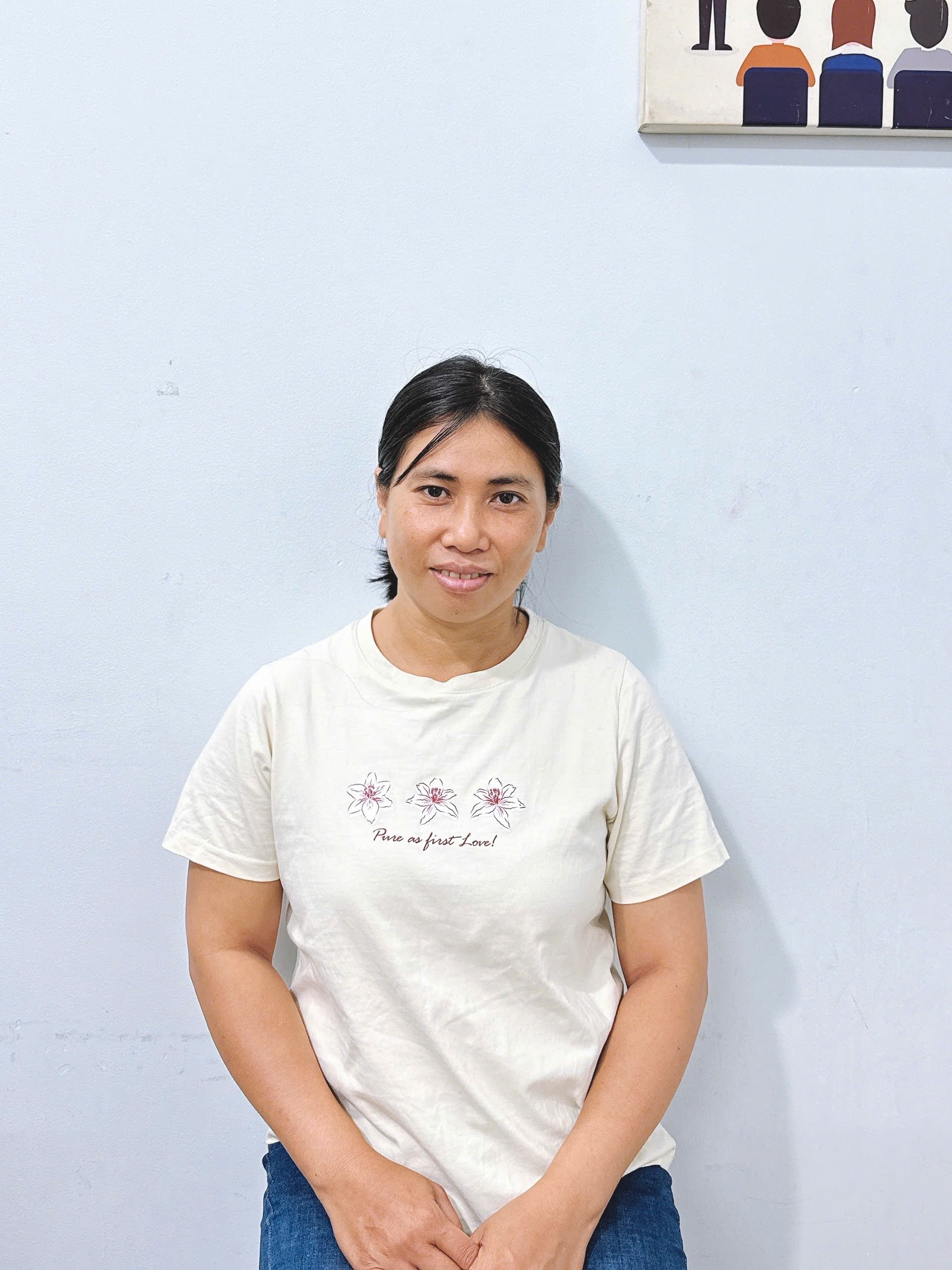 Chị Hằng 1984 quê Bình Thuận yêu thương người già và trẻ nhỏ