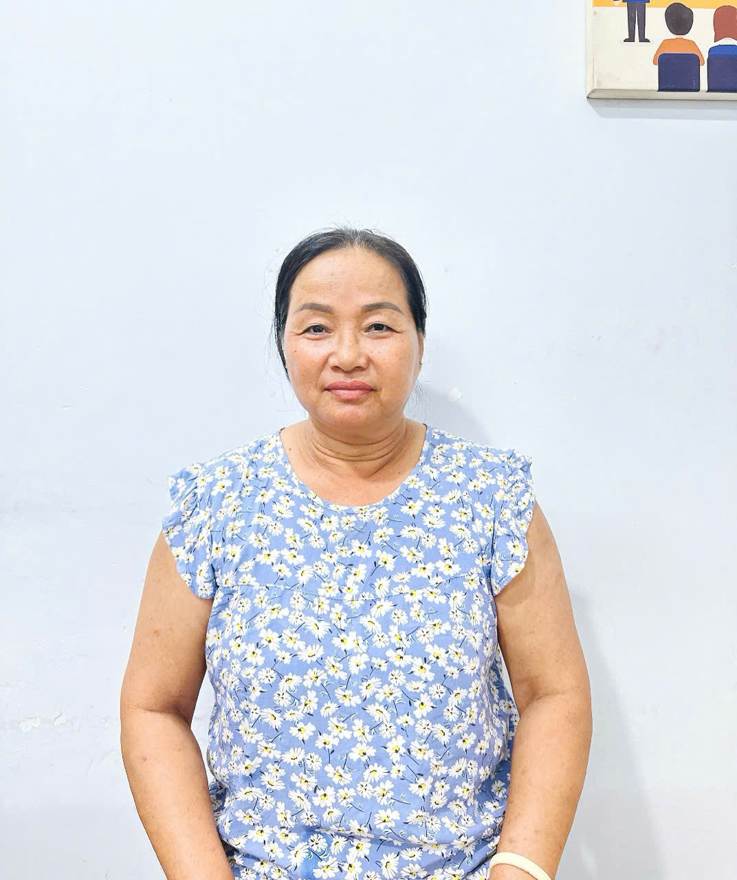 Chị Hường sinh năm 1971 quê Sóc Trăng nhận giúp việc nhà, phụ quán, đứng bếp