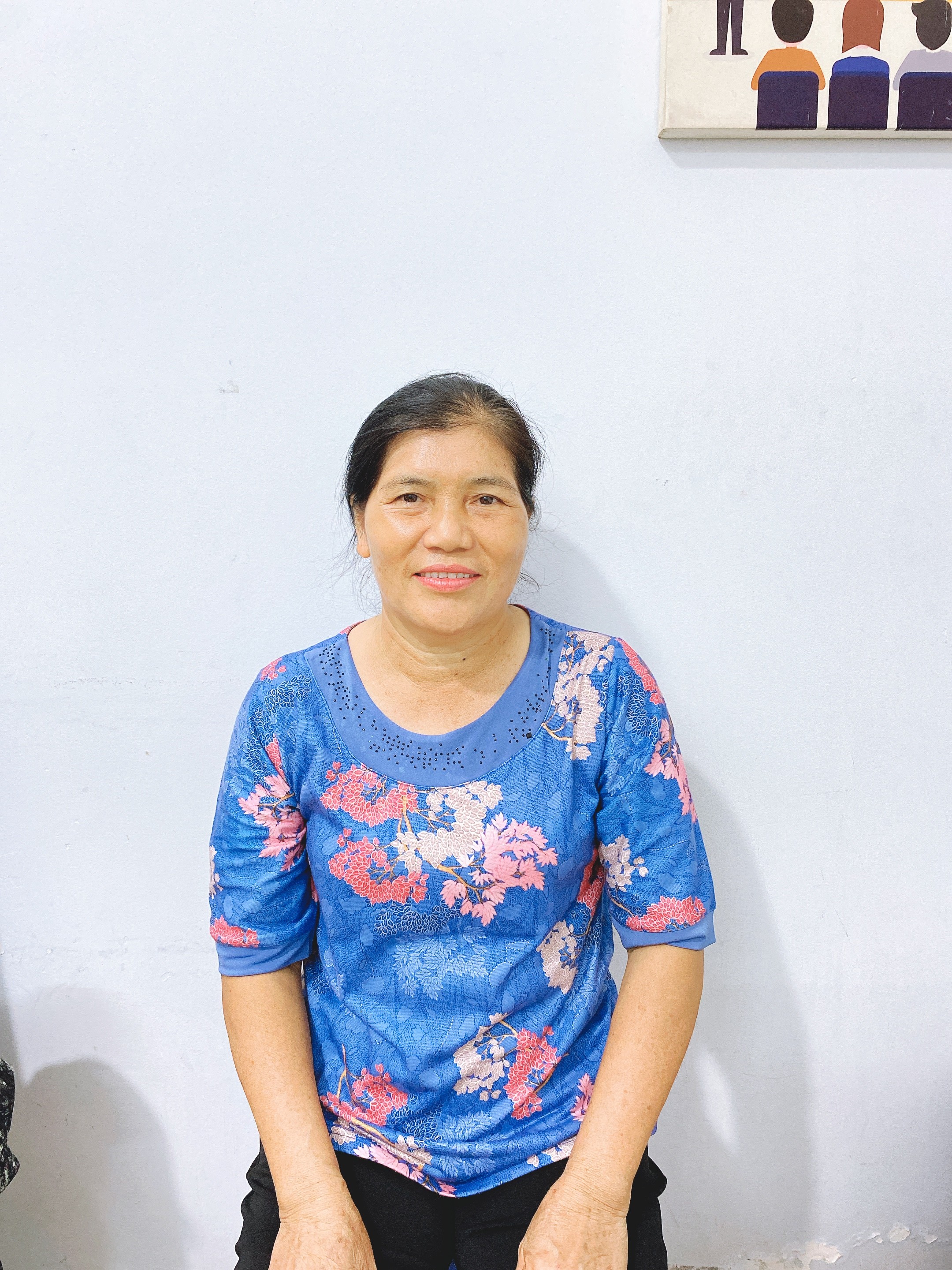 Cô Tiệp giỏi việc nhà