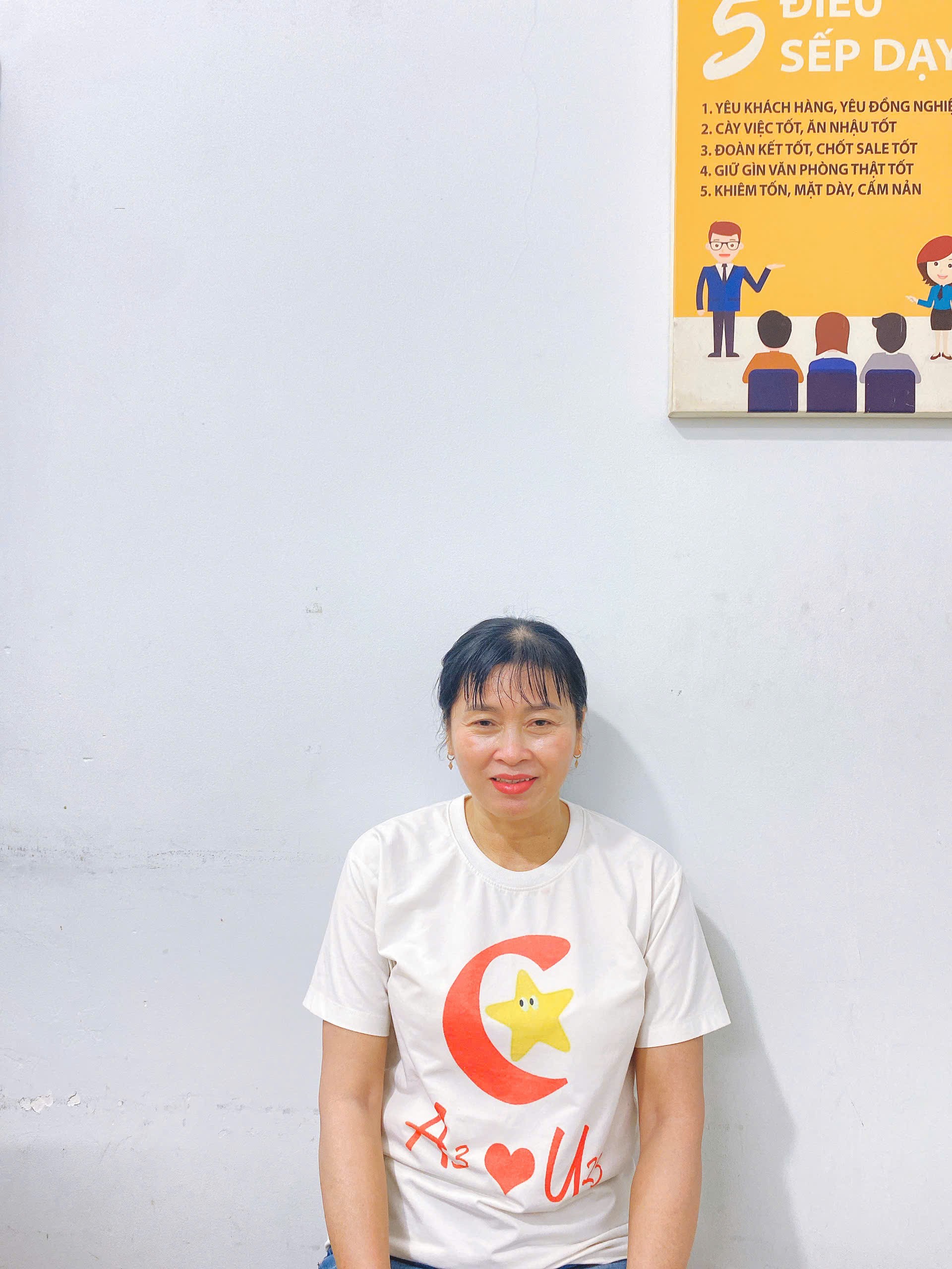 Chị vân thích em bé