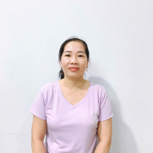 Chị Lê, sinh năm 1978, quê Vĩnh Long - Công việc mong muốn: giúp việc nhà phụ chăm bé