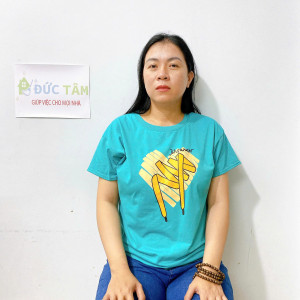 Chị My, sinh năm 1986, quê quán Bình Thuận - Công việc mong muốn: Chăm em bé