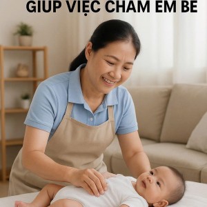 EM CẦN TUYỂN  5 CHỊ CHĂM EM BÉ