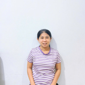 Chị Nhàn, mong muốn: giúp việc nhà phụ chăm bé