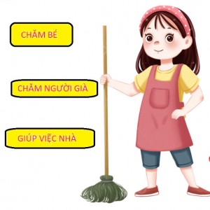 Cần chị giúp việc trẻ phụ giúp việc nhà ở lại