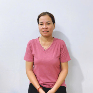 Chị Thuý, sinh năm 1976, quê Bà Rịa - Vũng Tàu - Công việc mong muốn: giúp việc nhà,  chăm bé