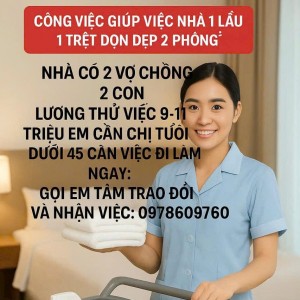 Em Tâm cần tìm chị giúp việc nhà Q5 đi làm liền