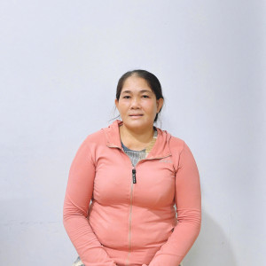 Chị Luyện, sinh năm 1982, quê Bình Thuận - Công việc mong muốn: giúp việc nhà phụ chăm bé