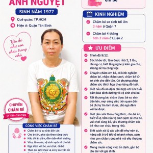 CHỊ CHUYÊN CHĂM EM BÉ TỪ SƠ SINH ,BỤ BẪM ĐÁNG YÊU : 0906906537 ( Có zalo)