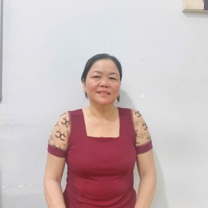 Chị Ngọc quê Long An xin việc làm lâu dài, tết ở lại.