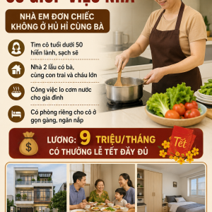 Nhà Em Đơn Chiếc Không Ở Hủ Hỉ Cùng Bà Tìm Cô Giúp Việc Nhà:0978609760 ( Có Zalo)