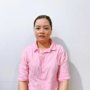 Chị Thu, sinh năm 1999, quê miền Trung - tìm việc: Giúp việc nhà, phụ chăm bé.