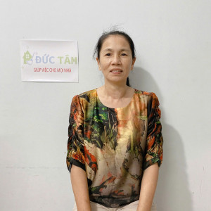 Chị Tình, sinh năm 1971, quê Bình Thuận - Công việc mong muốn: giúp việc nhà phụ chăm bé