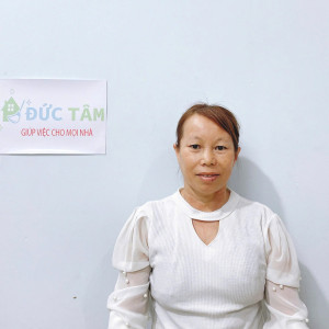 Chị Lục – Sinh năm 1971 – Quê quán Đắk Lắk - Công việc mong muốn: Giúp việc nhà - Chăm bé