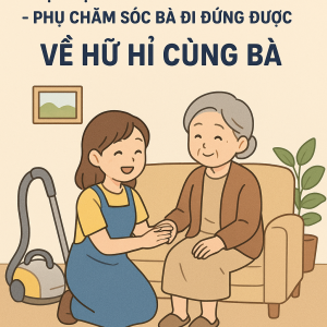 Em cần tuyển gấp cô giúp việc nhà 1 lầu phụ chăm sóc bà đi đứng được : 0978609760