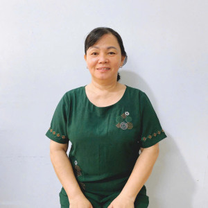 Cô Thanh Tâm  - Năm sinh: 1970  - Quê quán: TP.HCM - Công việc phù hợp: giúp việc nhà, phụ chăm bé