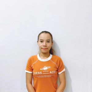 Chị Thanh Tâm, sinh năm 1992, quê Trà Vinh - Công việc : giúp việc nhà phụ chăm bé