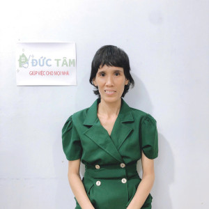 Chị Lan, sinh năm 1981, quê quán Kiên Giang - Công việc mong muốn: Giúp việc nhà – Chăm em bé.