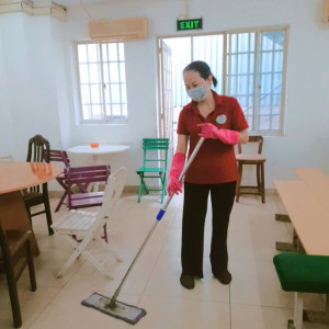 Cần chị tạp vụ dọn dẹp văn phòng công ty ở Tân Bình lương 8 triệu